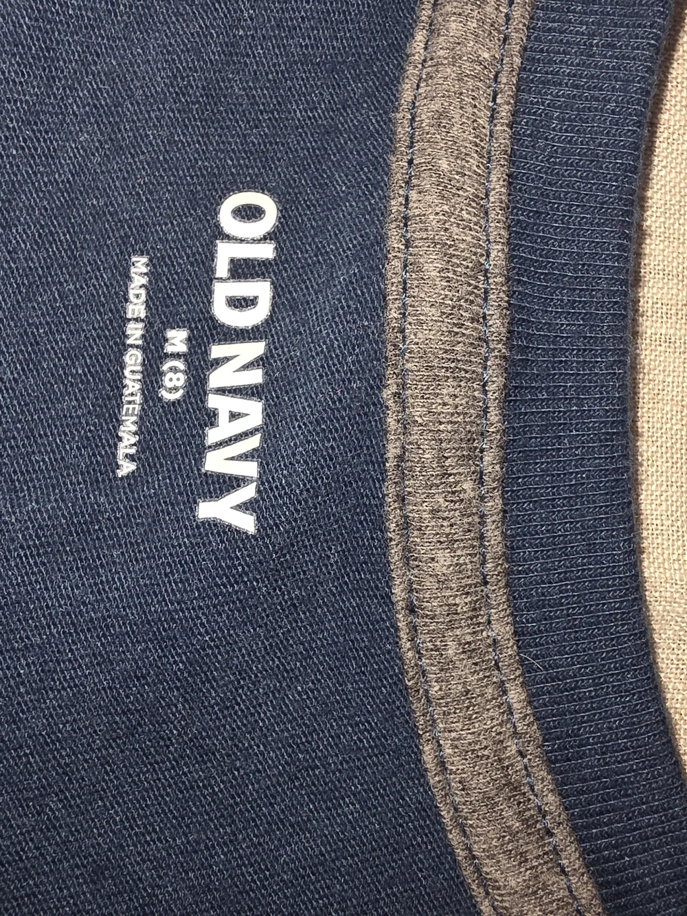 Old Navy Navy Blue T‑Shirt with Multicolor Dinosaur Graphic
